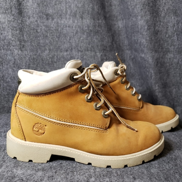 Timberland Boys tan boots Size 3.5 - Picture 8 of 12